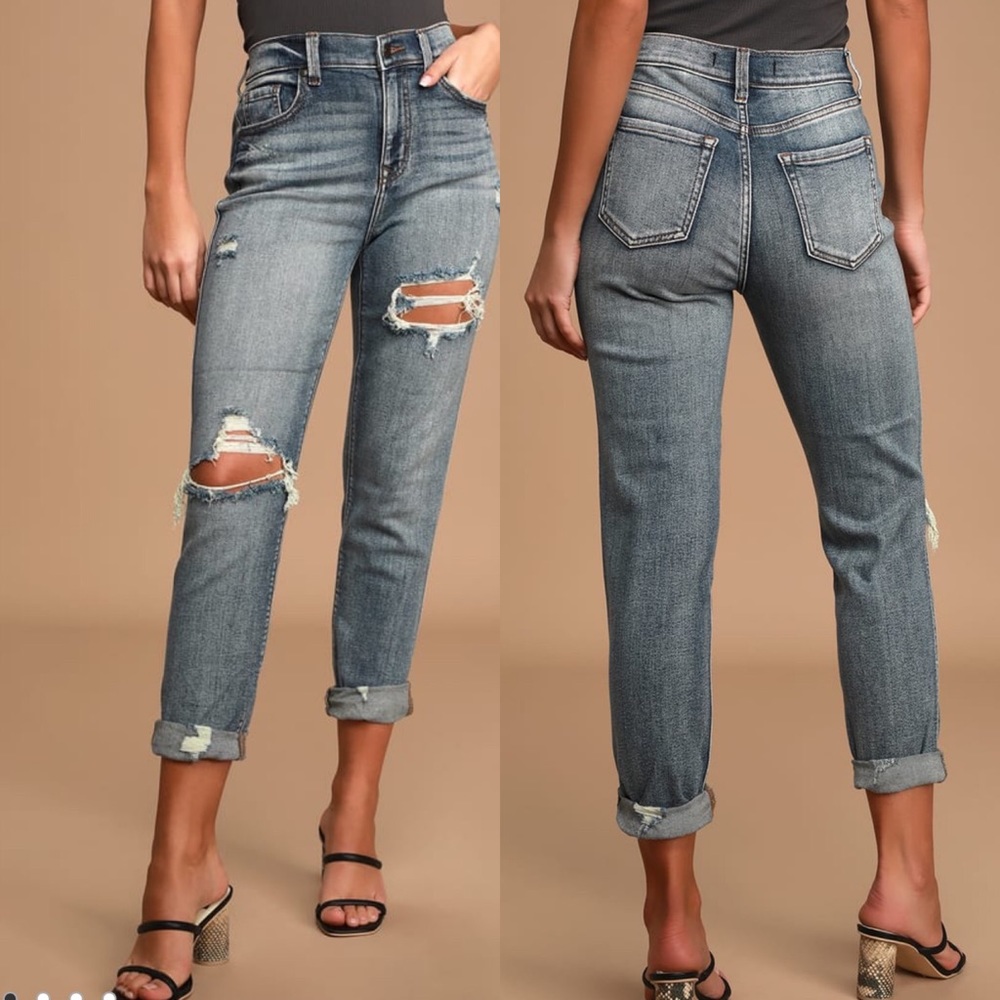 ✖️LAST 2 NWT ROCKY HIGH RISE BOYFRIEND JEAN - Picture 5 of 8